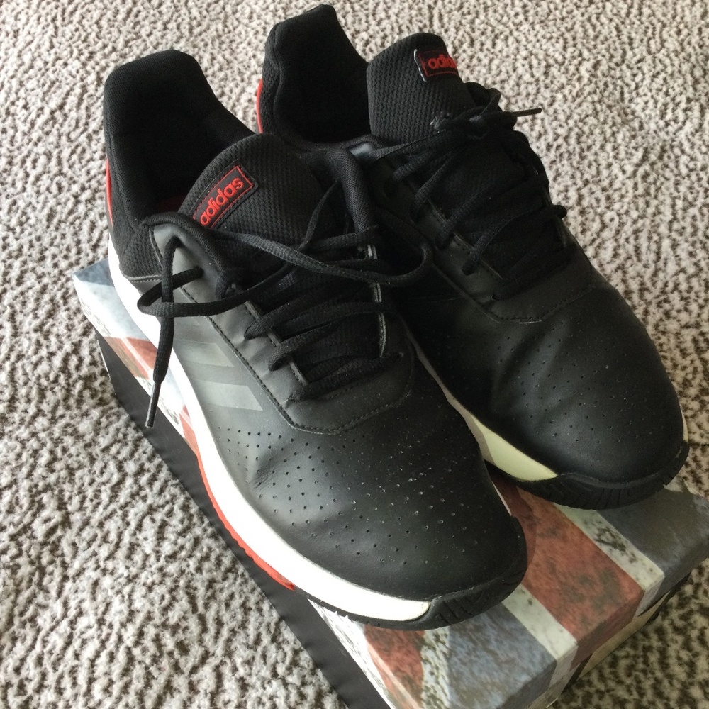 Adidas Tennis Courtsmash Black Size 12 - Picture 6 of 9